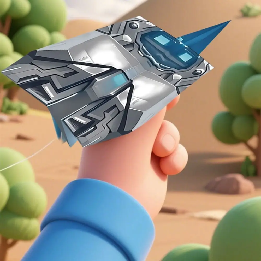 Ręcznie Robiony Samolot Papierowy Origami Sztuka Nauka Montessori Zestaw Origami Samolotów Składany 3D Wszechstronny Papierowy Samolot Zabawka