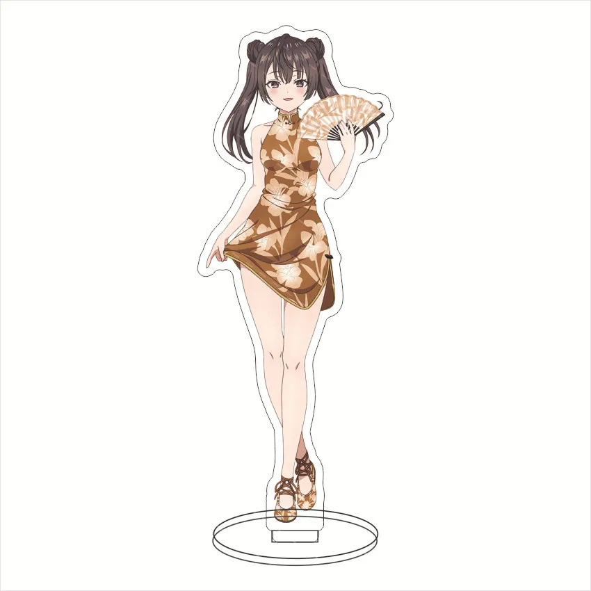 Anime Alya Sometimes Hides Her Feelings In Russian Acrylic Alisa Kuze Masachika Stand Figure Display Cosplay Cartoon Model Plate
