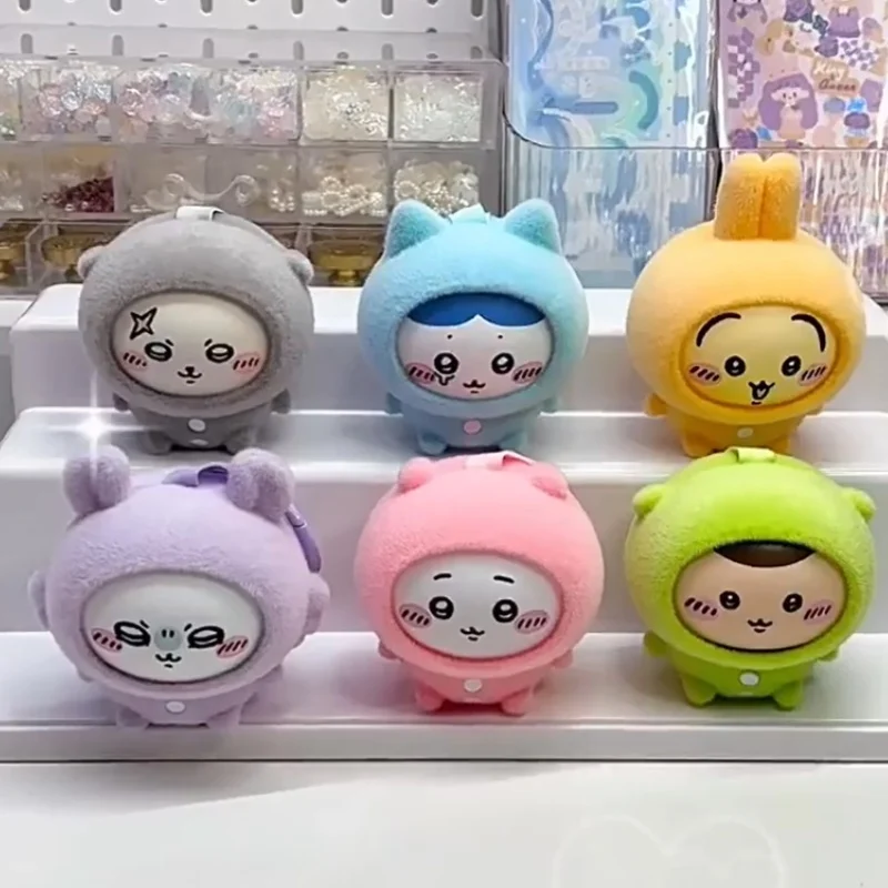

Original Miniso Chiikawa Nightwear Face Changing Pendant Blind Box Series Bag Decoration For Women Trendy Collectible Toy Gift