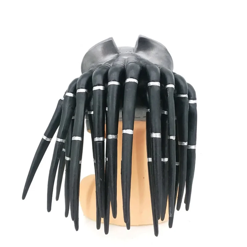 خوذة مفترس غريبة من اللاتكس للأطفال ، قفازات تنكرية للهالوين ، إكسسوارات تنكرية مضحكة ، إكسسوارات أزياء ، هدايا حفلات