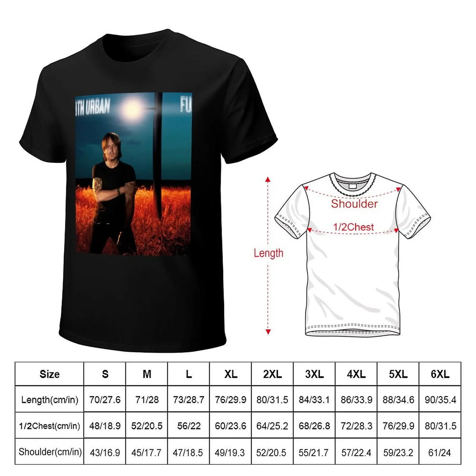Keith Urban Fuse T-Shirt t shirt man plain T-Shirt