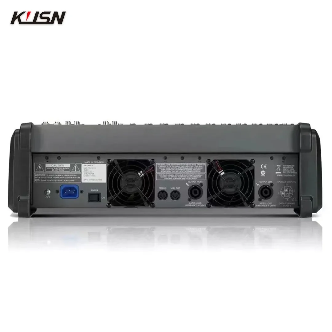 Powermate 600 W *2 Professional Amplifier Mixer 8 Channel Digital Mixing Console Sound Power Mixer Console