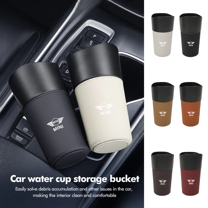 Car  Air Vent Water Cup Holder Multifunctional Can Trash For MINI Cooper R53 R52 R50 One JCW Clubman Countryman WORKS