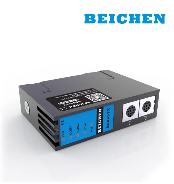 BEICHEN BCNet-FX Ethernet Communication Module for FX Series PLC round Port MC Protocol MODBUS TCP Protocol