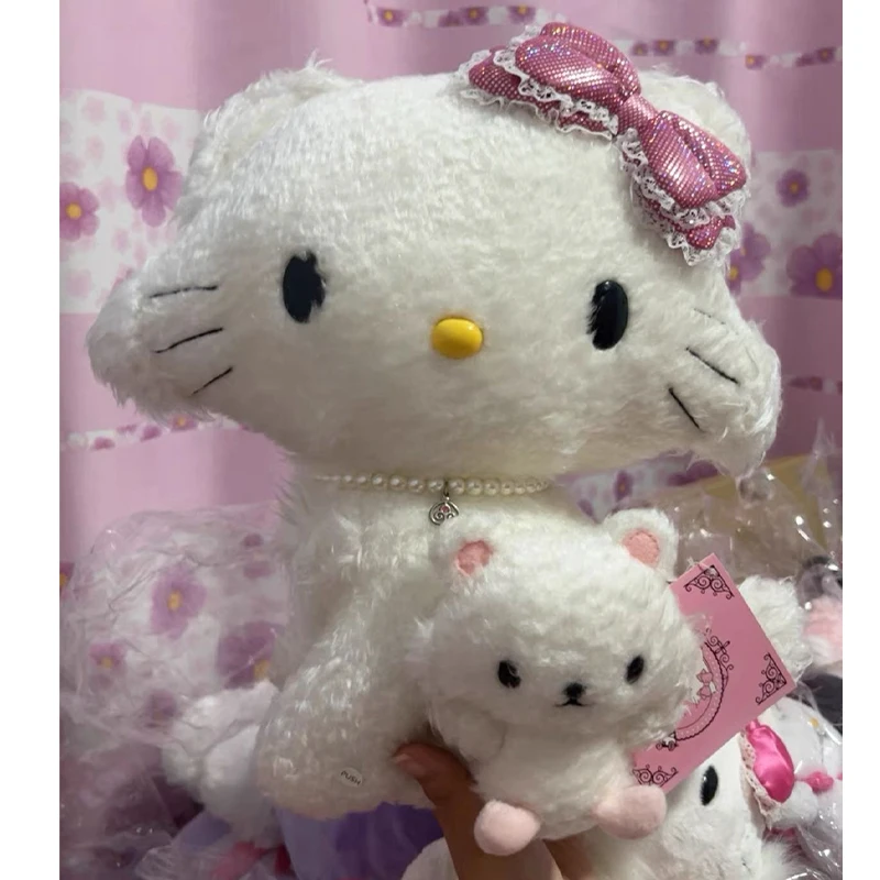 

2005 Out-of-print Charmmy Kitty Sanrio Kuromi Mymelody Winter Cape Plush Second-hand Authentic Doll Collection Childrens Gifts