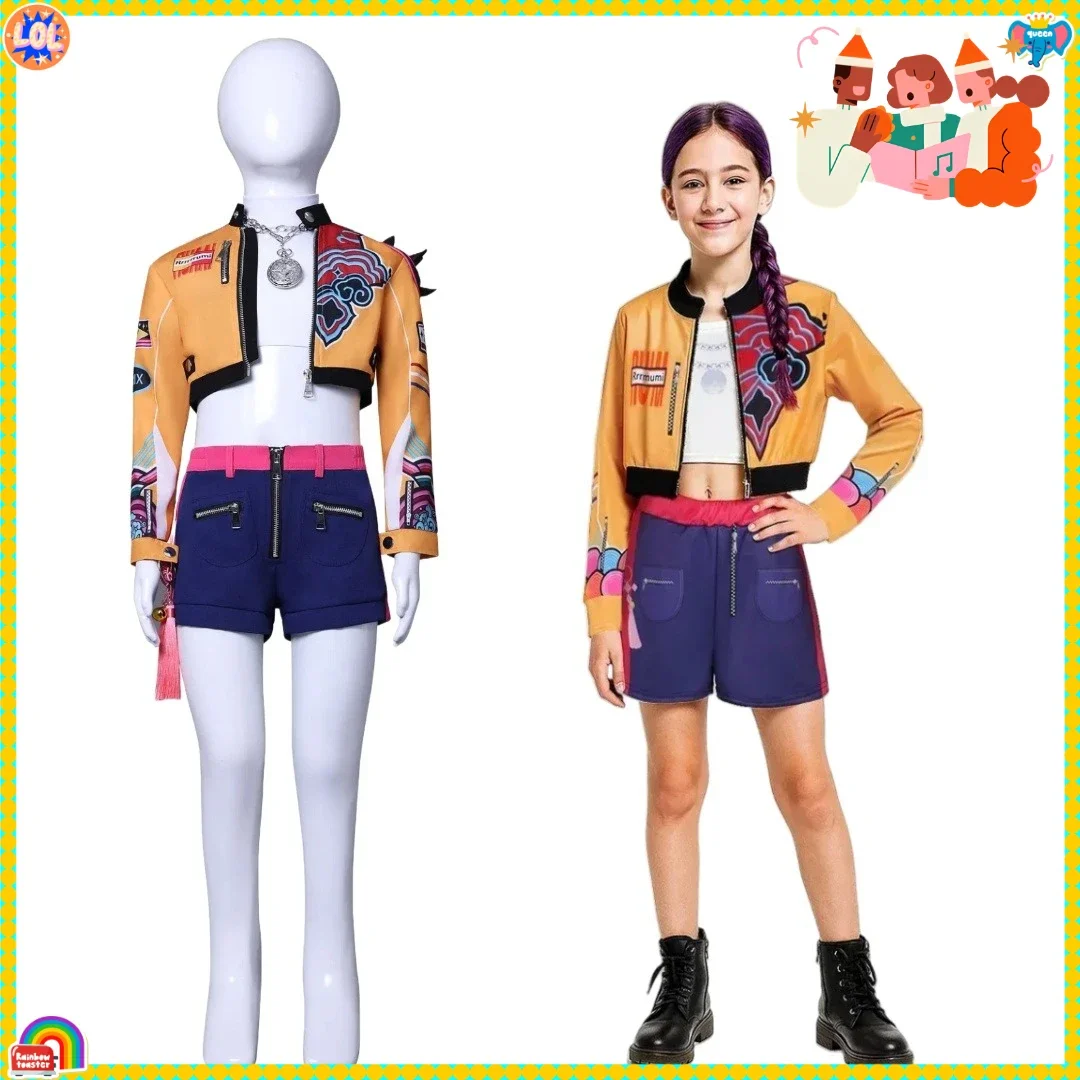 2026 เคป๊อป รูมิคอสเพลย์เครื่องแต่งกายวิกผมผู้หญิงฮาโลวีนคาร์นิวัลคอมมิคคอนปาร์ตี้เล่นตามบทบาทชุด