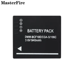 DMW-BCF10E CGA-S/106C CGA-S/106D CGA-S009E 940mah 3.6V Camera Battery for Panasonic Lumix DMC-FC25 DMC-FX48 DMC-F3GK Batteries