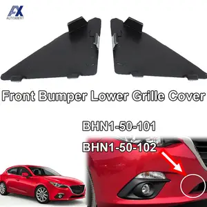 Otomatik Ön Tampon Kapağı, Kapak Izgarası, Alt Üçgen Trim için Mazda 3 Axela 2014, 2015, 2016, BHN1-50-101, BHN1-50-102, Çekme Kancaları ve Kapaklar Far mazda mx3 için en iyi 10 satış-no. 9