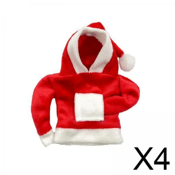 

Cute Gear Shifter Knob Cover Warm Flannel Sweatshirt Style Car Interior Accessories for Vehicles Dashboard