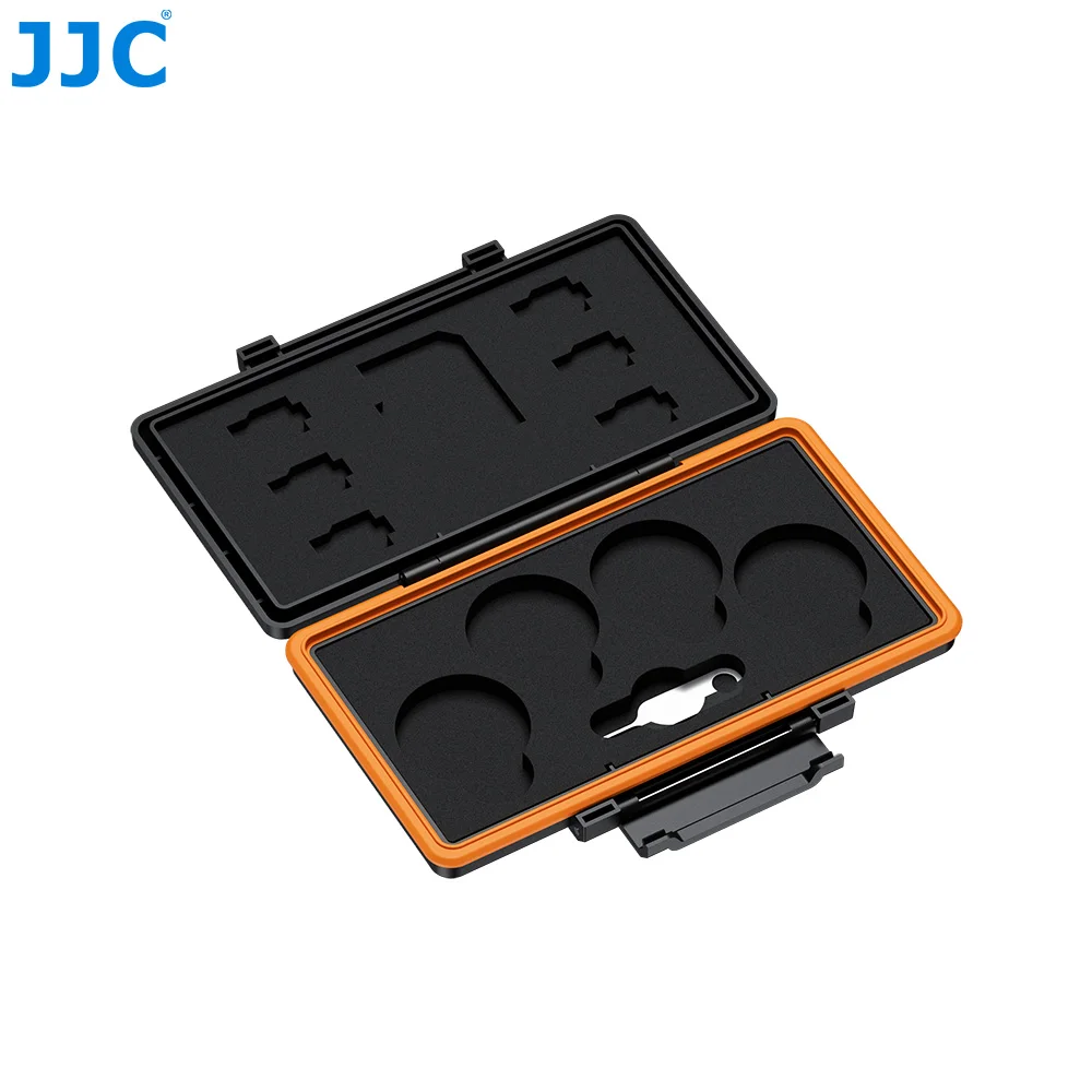 JJC Multi in 1 Storage Case for DJI Osmo Nano Filters TF Card Case Support 4 Filters 6 TransFlash TF Card 1 SD Card Wallet Shell