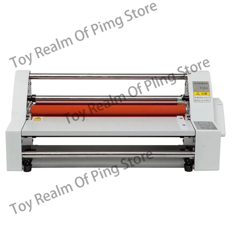 V350 Laminating Machine Electronic Temperature Control Over Plastic Hot and Cold  Single  Double-Sided Heating