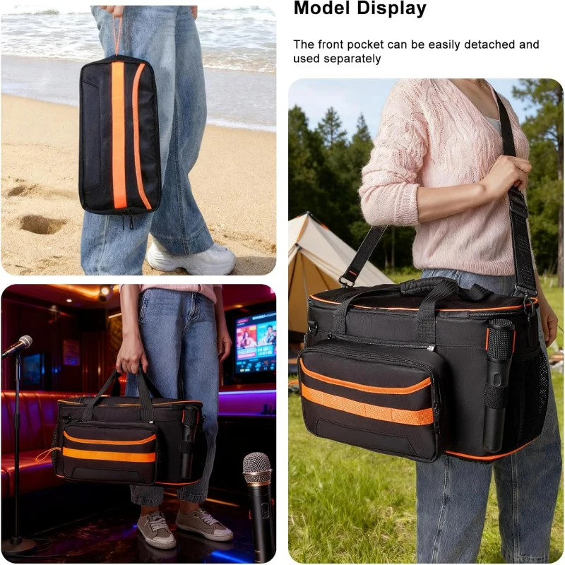 ZOPRORE 보호용 스토리지 백 JBL PartyBox On The Go2 스피커용 휴대용 케이스 JBL PartyBox On The Go 2세대 여행용 케이스