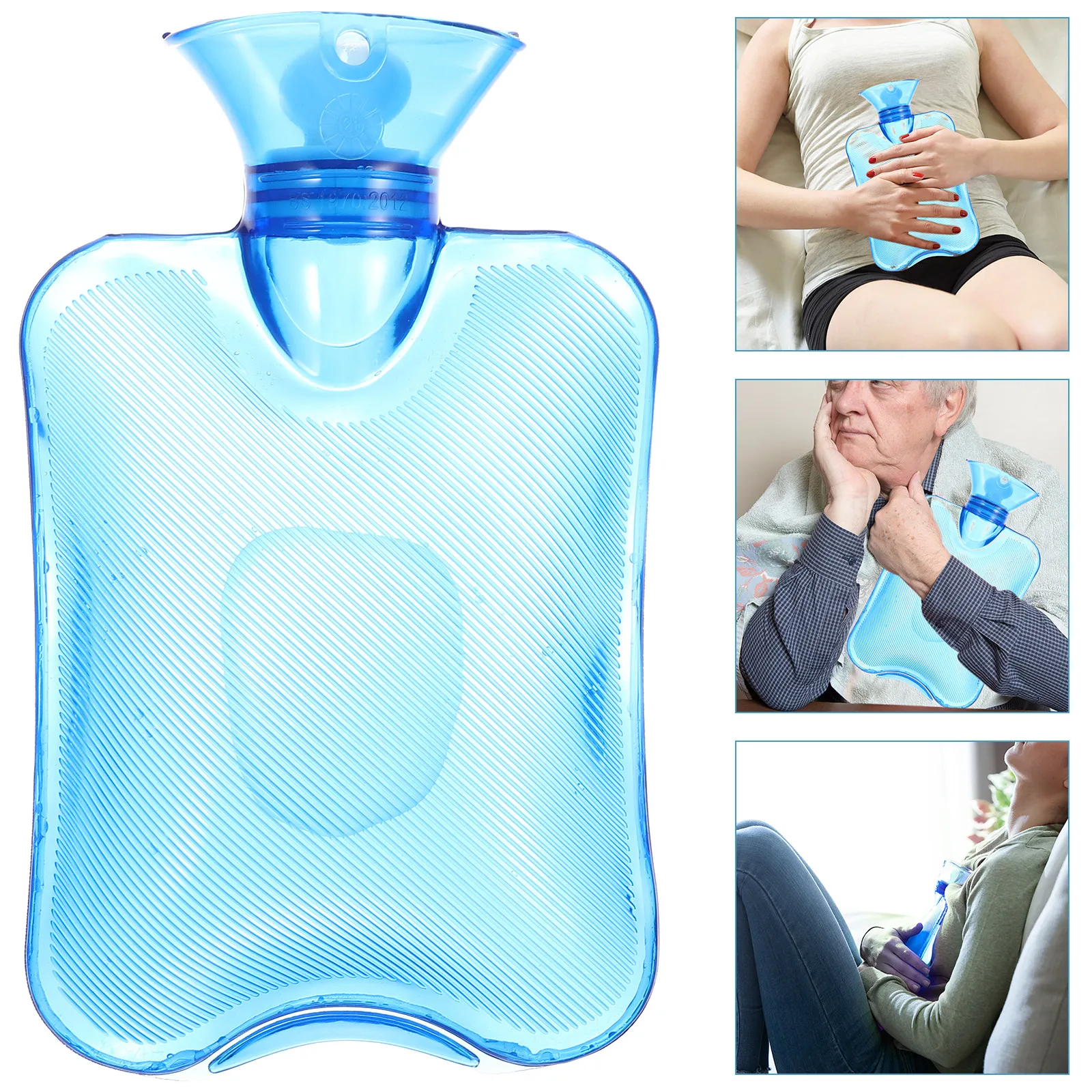 

Portable Hot Water Bottle Winter Supply Comfortable Reusable Hand Warmer for Home Office Travel Muscle Relief Compact Belly