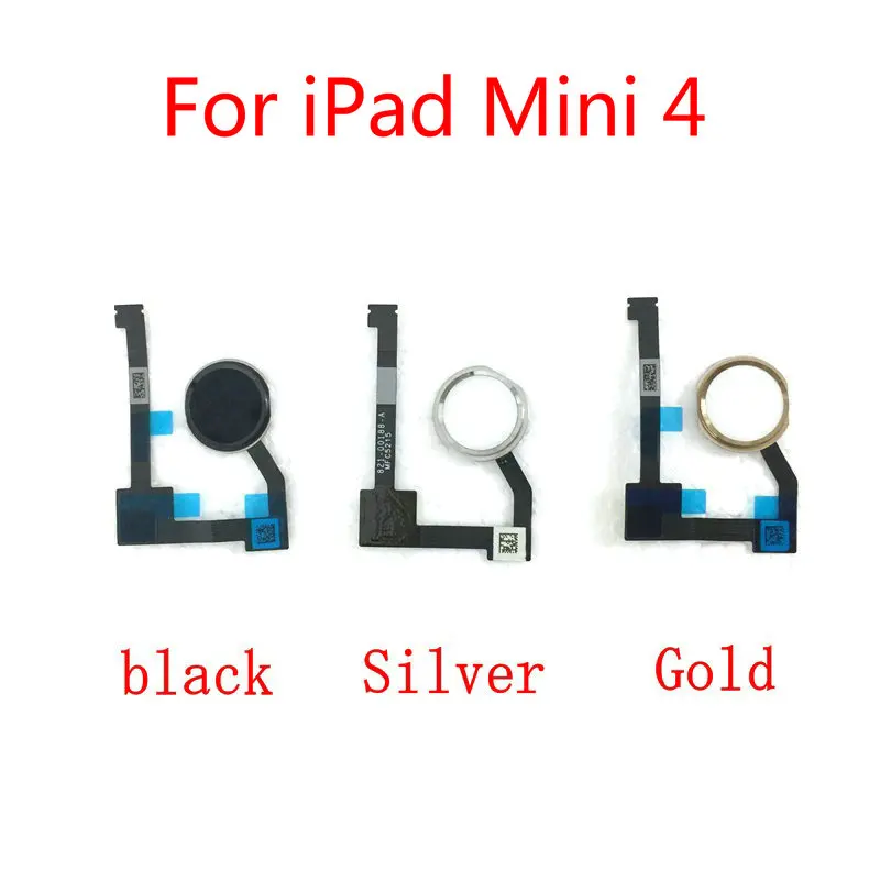 Fingerprint Scanner Home Return Menu Button Flex Cable Replacement For iPad Mini 4