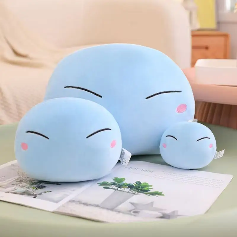 Lo último en muñeco de peluche Slime Tuanzi Kawaii, muñeco hecho a mano de dibujos animados de Anime, almohada bonita, regalo de cumpleaños para niños, muñeca divertida