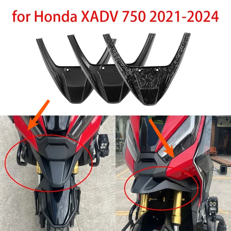 

Motorcycle modified for Honda XADV 750 2021-2024 bird beak fixed wind wing shark fin air intake wing lower lip windbreaker