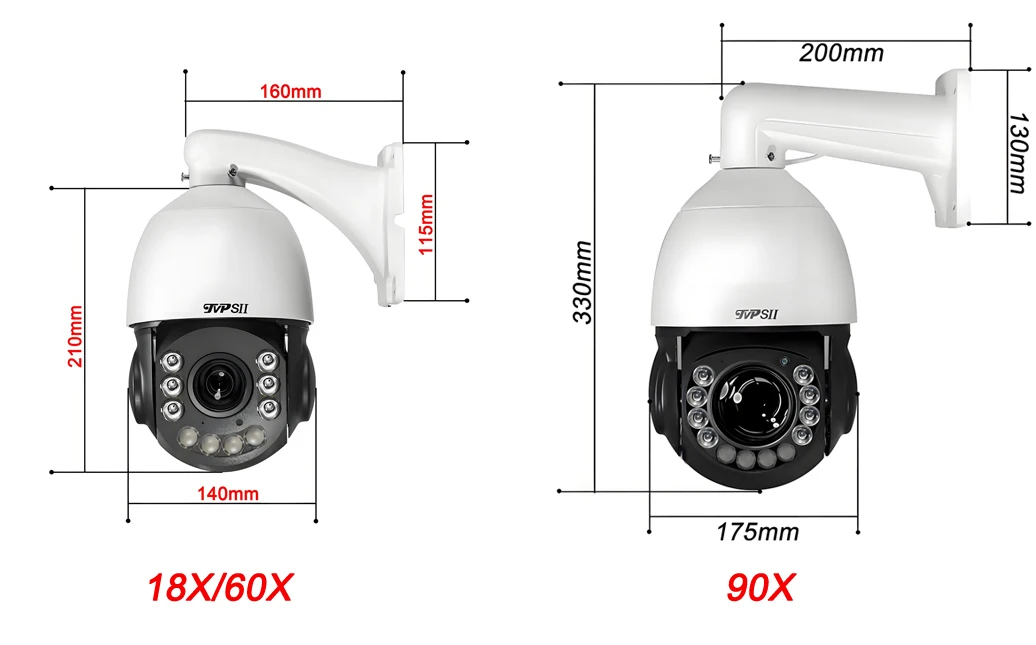 Laser Infrared Metal Auto Tracking Cruise 8MP 4K 30fps 90X 60X Optical Zoom 360° Audio POE PTZ Speed Dome Surveillance IP Camera