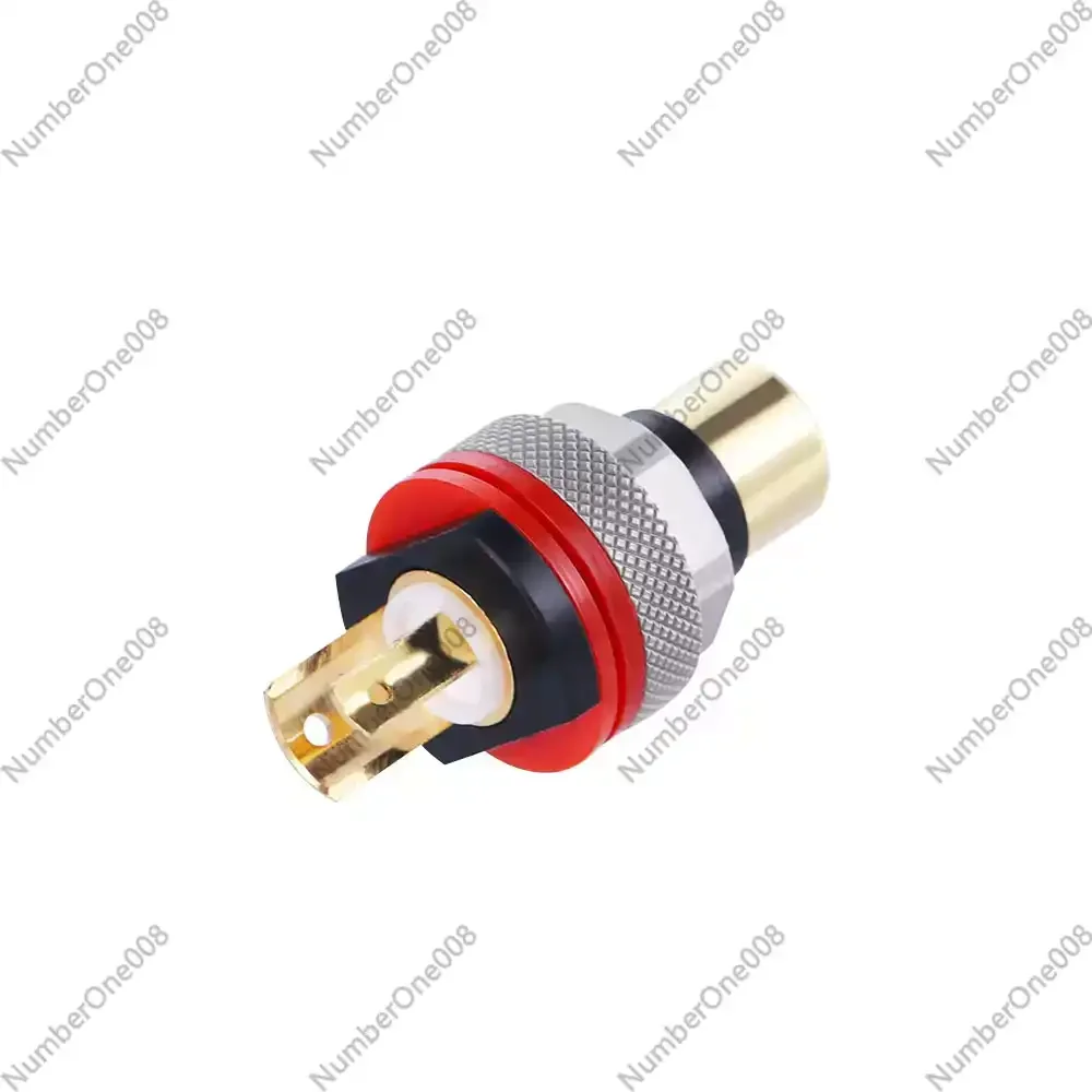 5pc Single point conduction, shell insulation, audio amplifier RCA audio lotus female fever RJ-310 with 10mm opening