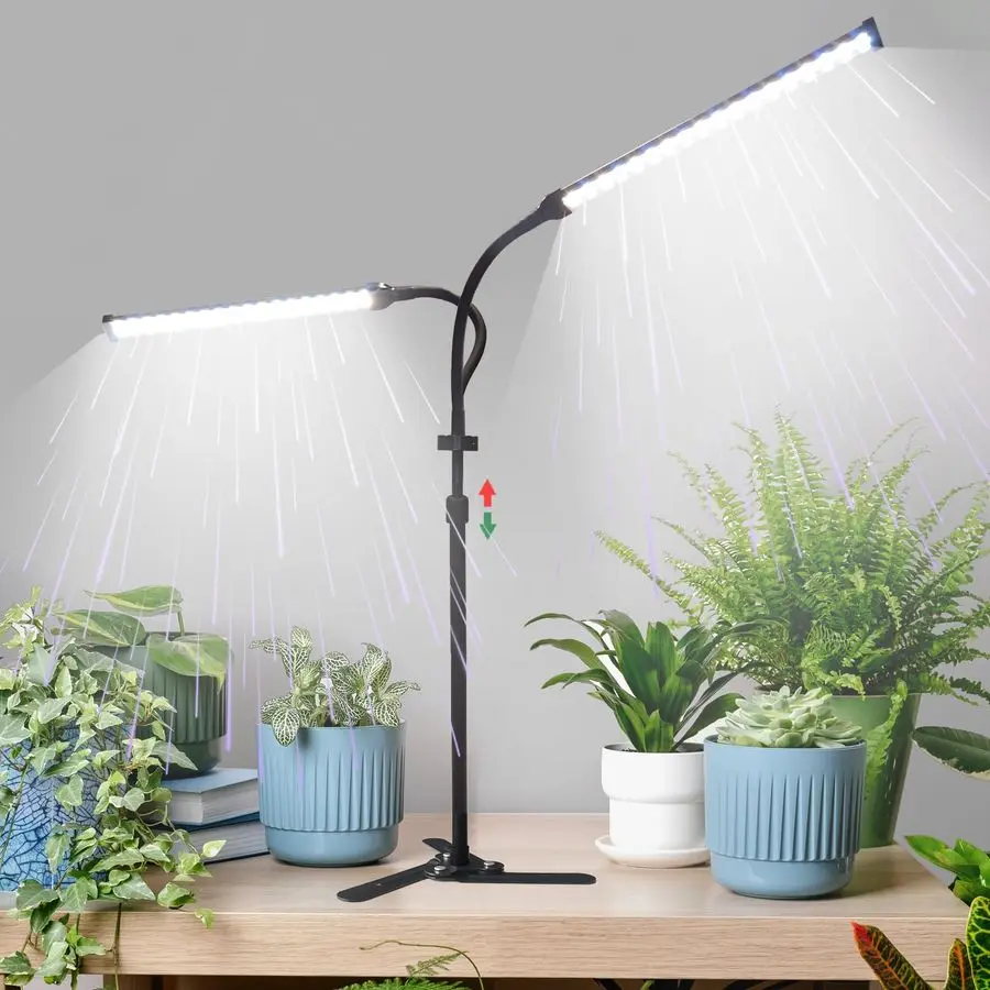 

Professional Grow Lights for Indoor Plants Growing, 126 LEDs 6000K Full Spectrum Plant Grow Lights Indoor, Height Adjustable 133