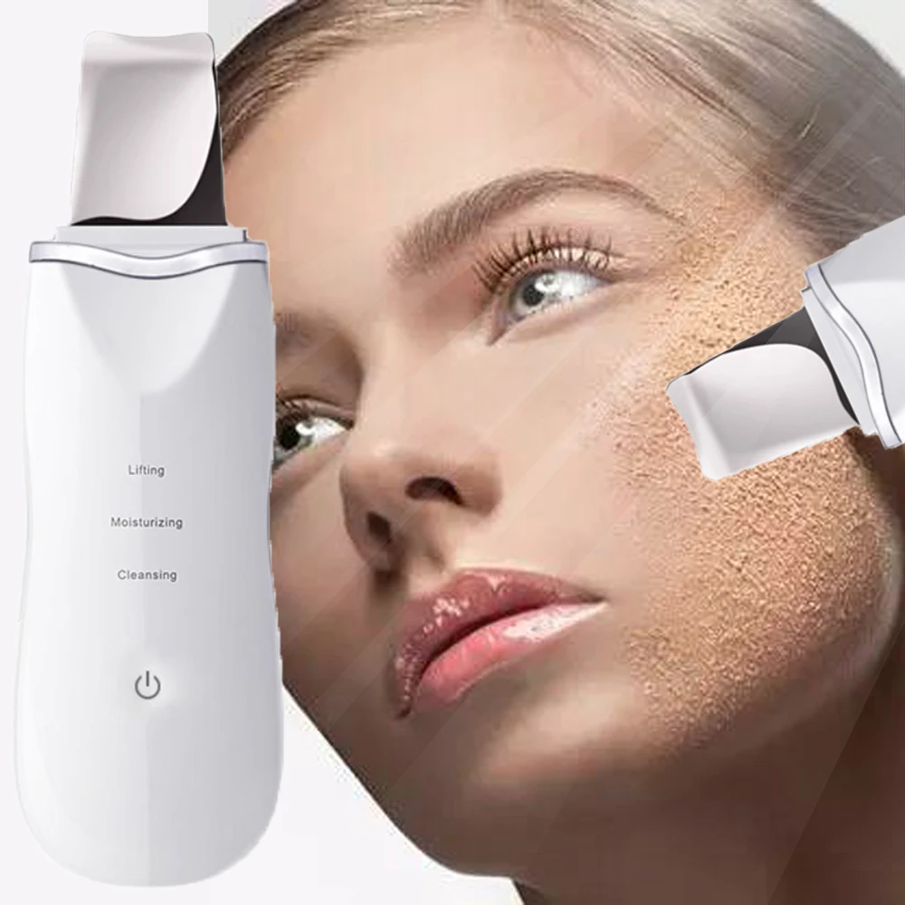 Mitesser entferner Ultraschall Haut wäscher Peeling tiefe Gesichts reinigung Ultraschall Poren reiniger Gesichts schaufel Reiniger Beauty Tool