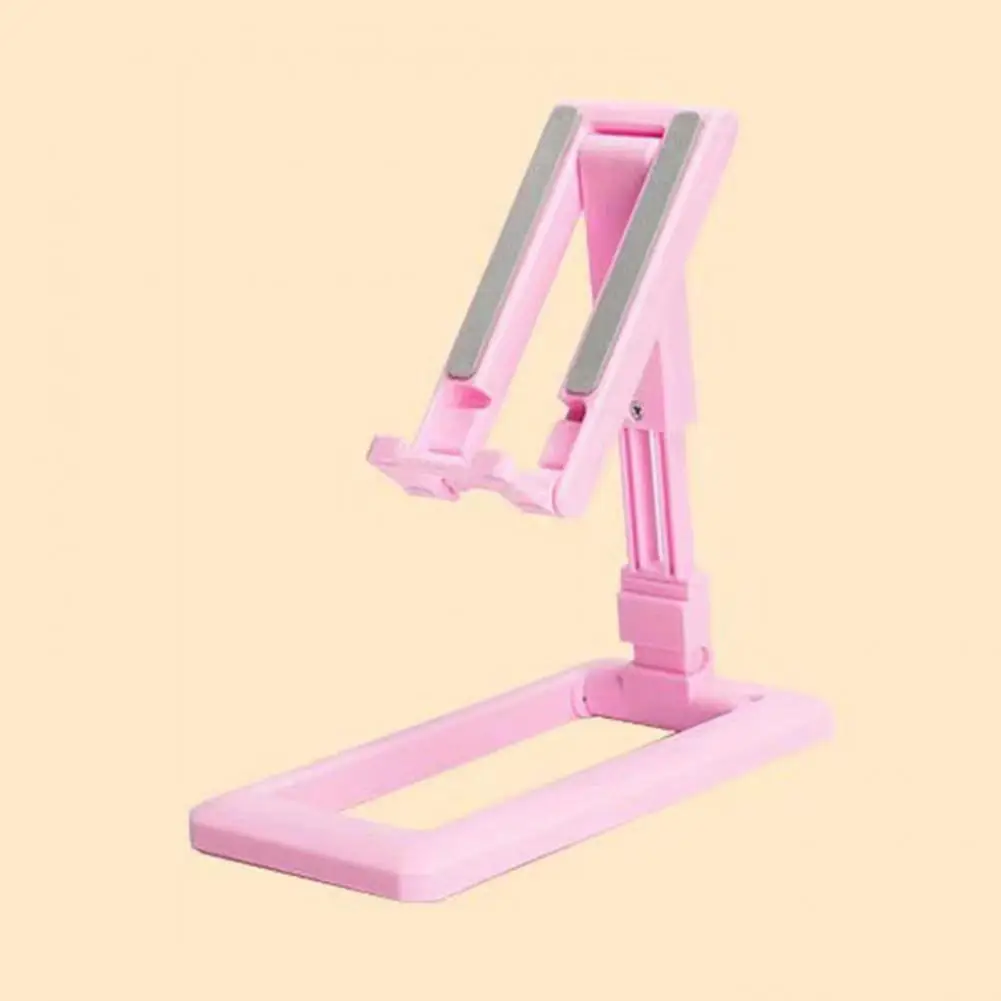 ขาตั้งโทรศัพท์แบบพับได้ขาตั้งโทรศัพท์สองแกนพับได้มีเสถียรภาพดีไซน์กันลื่นสำหรับการชาร์จโทรศัพท์มือถือขนาดกะทัดรัดสำหรับการหมุน