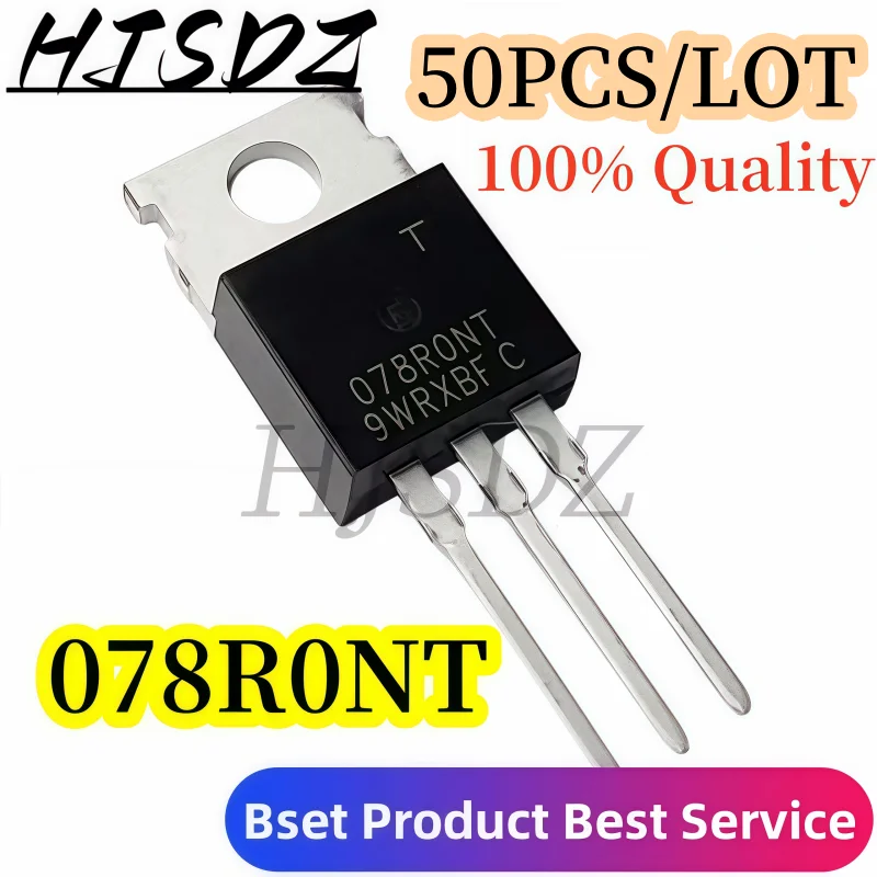 【20-50-100PCS/LOT】 New TO-220 Package SVT078R0NT Transistor 078R0NT 88 68V High Performance Electronic Components