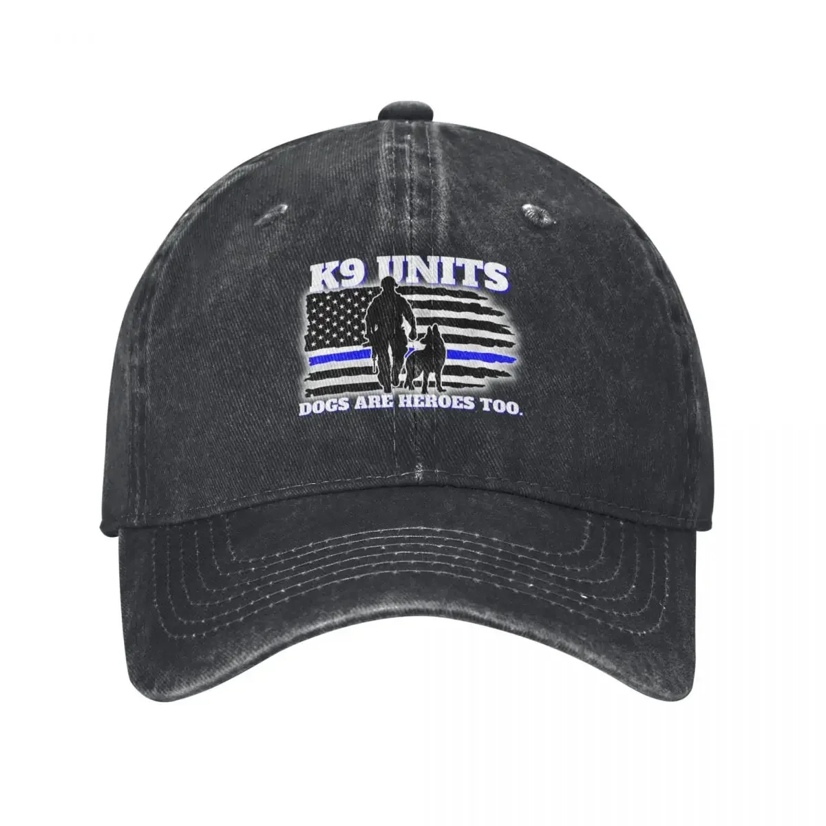 

K9 UNITS Dogs are Heroes too. Baseball Cap Luxury Hat New Hat Anime Hat Gentleman Men's Women's