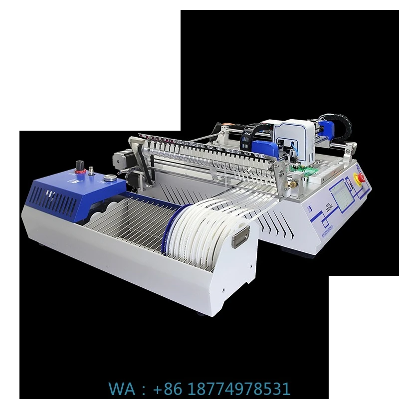 LED Assembly Machine Smt Pick and Place Machine ZB3245T Small Desktop Pick and Place Machine High Speed 2 Head