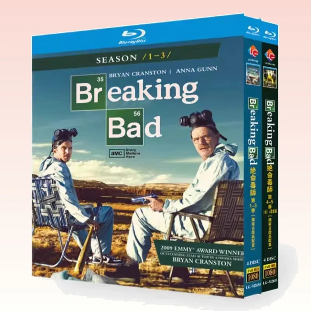 Blu-ray HD US TV Series Breaking Bad Seasons 1-5 plus Movie Edition BD Box Set