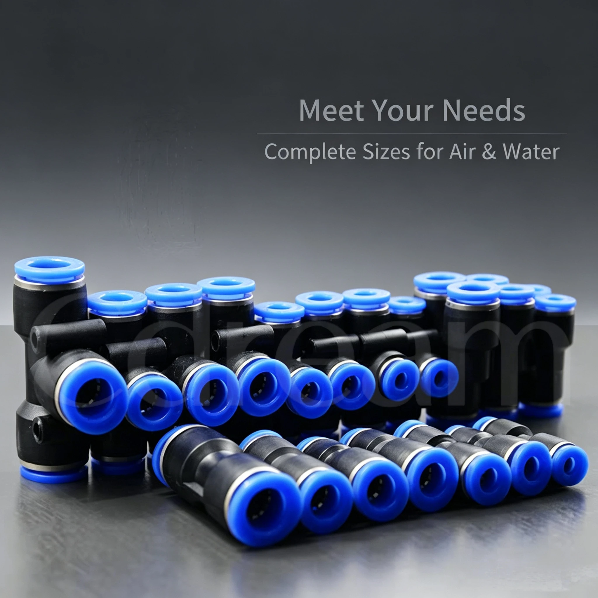 10 stks Pneumatische Fitting OD 4 6 8 10 12 16mmTube Connector Fittings Lucht Waterleiding Push In Quick Air Connect