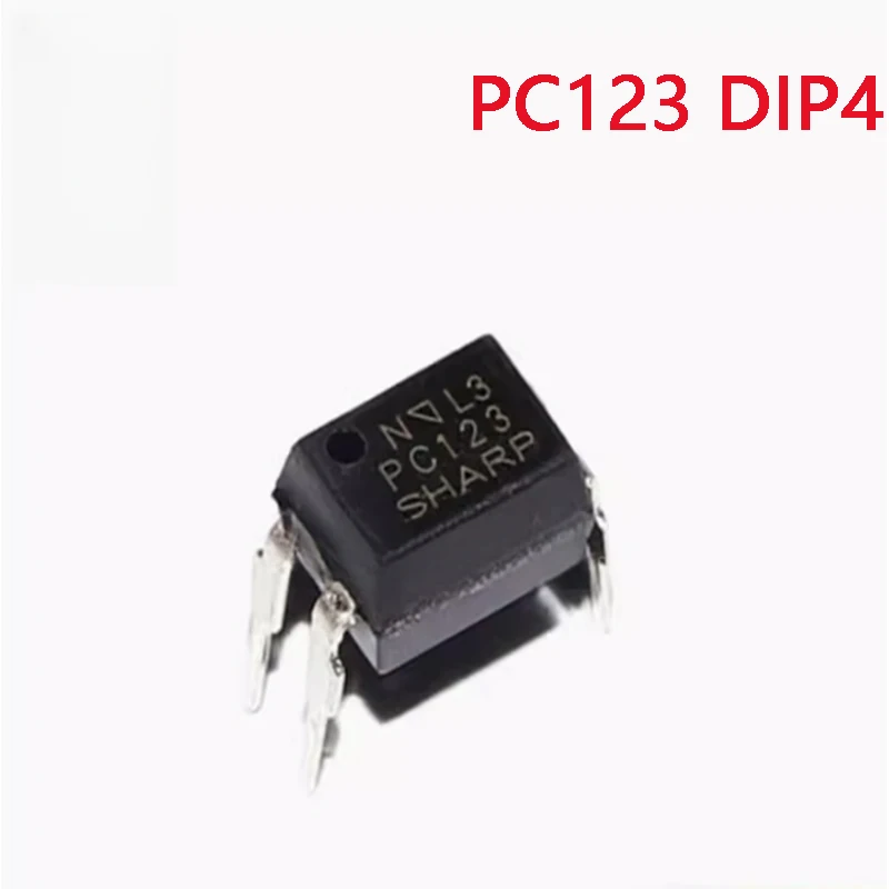 10PCS PC123 DIP4 Transistor output optocouplers Photocoupler Lead Free new original