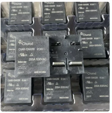 （2pcs）Original CHAR-124A200 200A PV energy storage relay 24VDC HF167F-200