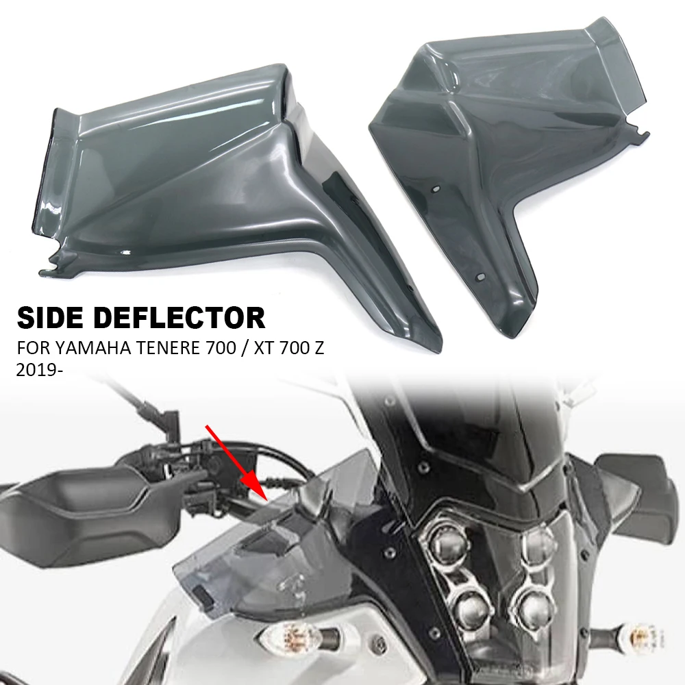 For Yamaha TENERE700 XTZ XT700Z T700 T7 Tenere 700 Motorcycle Side Windshield Windscreen Handshield Handle Bar Wind Deflector