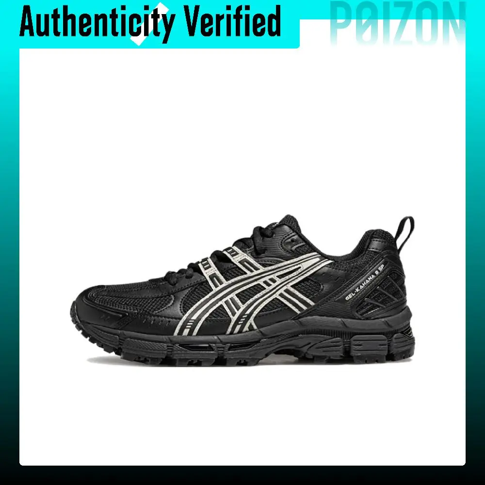 ASICS Gel Kahana 8 Abrasion Resistant Breathable Rebound Casual Trail Running Shoes Men's Black 1011B998-001