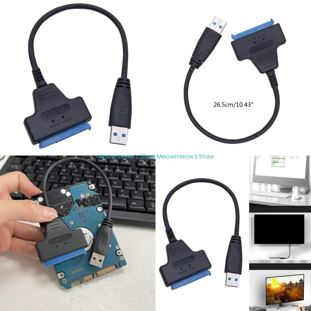 

W91A Адаптер адаптера жесткого диска 2.5 -дюймовый адаптер SSD -адаптер HDD USB3.0 в