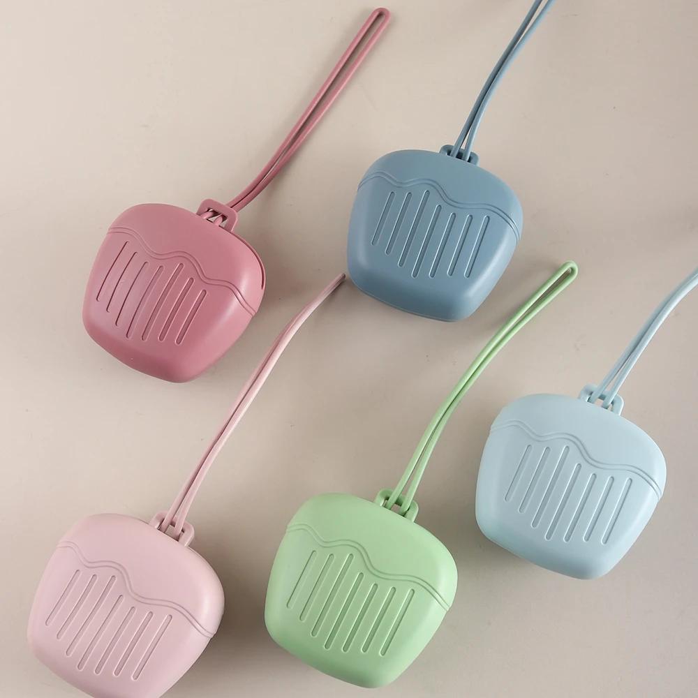 2025 new  thick ice cream Shape  Baby Pacifier Case  Holder  Silicone Nipple Cover for infant