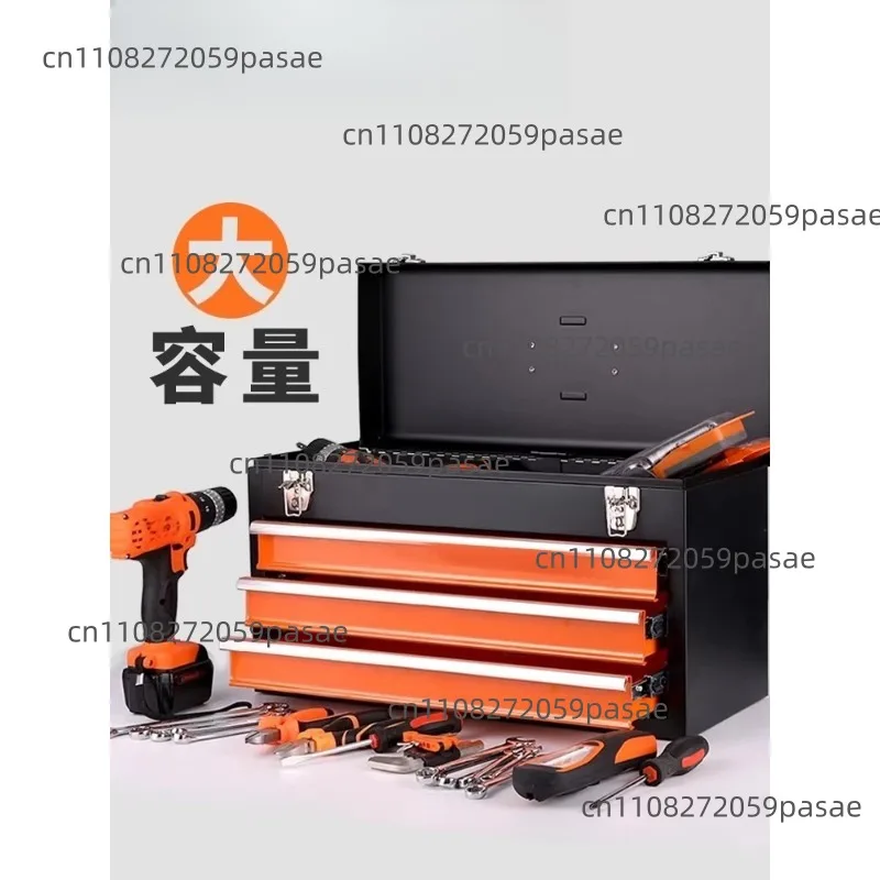 Multi-layer Toolbox Storage Car Large Multifunctional Portable Car Repair Home Toolbox