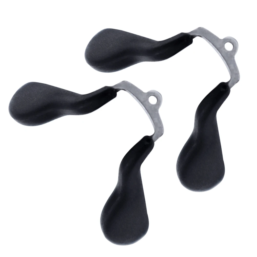 

2pcs Nose Black Comfort Eyeglass Support Bridge Replacement Frame Silicone Glasses Flexible Push Nose Pads For In