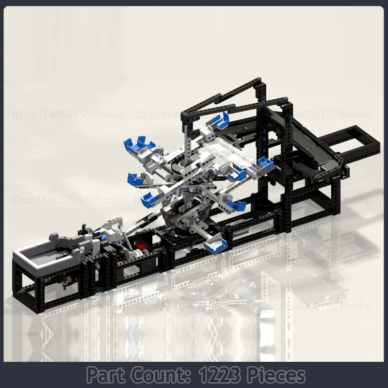 Creative Machine GBC Tilted Rotors Moc Building Blocks Ball Conveyor Model Technology Bricks Puzzle Toys Gifts