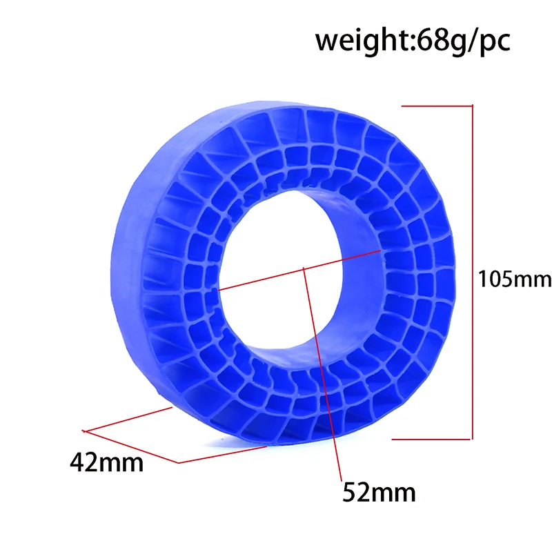 4pcs Silicone Rubber Insert Foam Fit 118-122mm (4.75