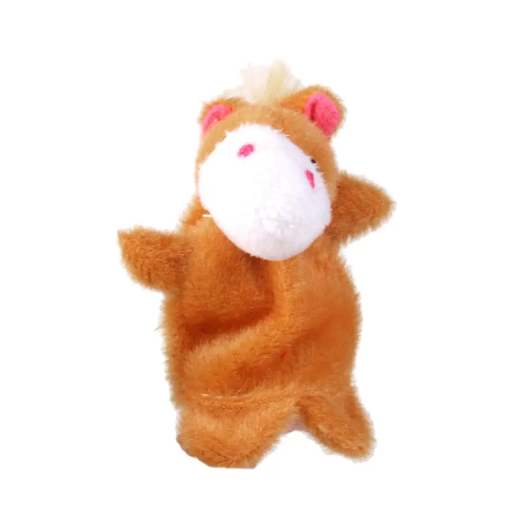 Set of Kids Baby Educational Story Telling Props Farm Animals Finger Puppets Party Favors Soft Toy Gift