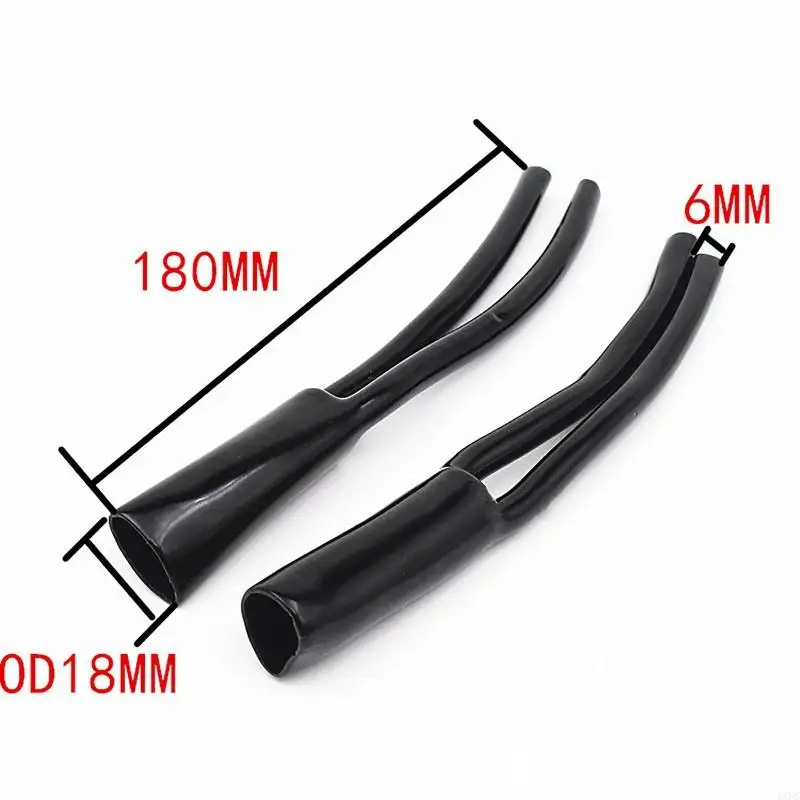 5 قطعة سلك كابل الصوت المتكلم HiFi كابل السراويل 5/6/7/9/13/15/18 مللي متر لا تقلص بولي كلوريد الفينيل Y الفاصل أنبوب كم