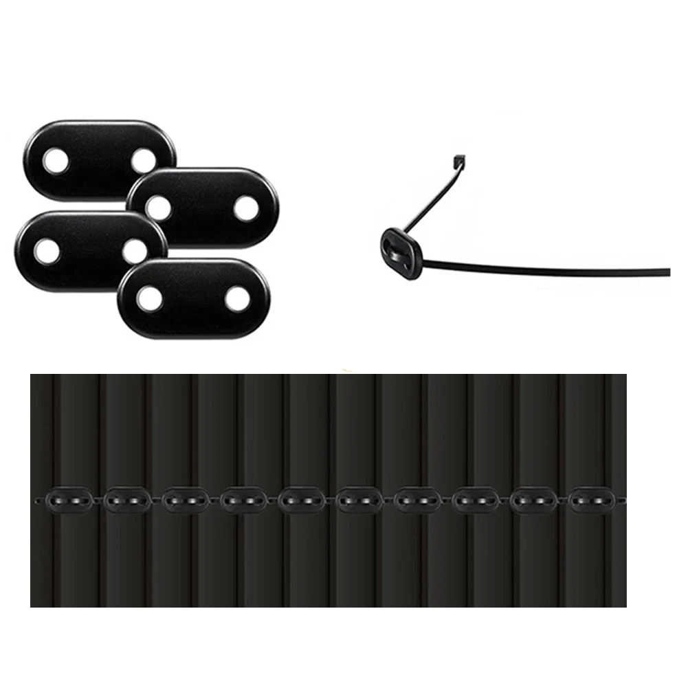 Reliable For PVC Mounting Clips for Privacy Screens Weatherproof Set for Gardens Patios and Balconies 50 or 100 Count