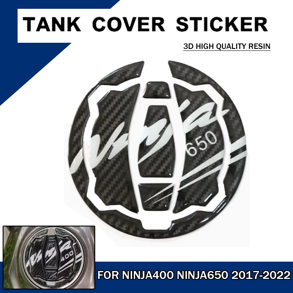 

Motorcycle Fuel Tank Protect Stickers For Kawasaki Z400 Z650 Z900 For Ninja 400 For Ninja 650 2017-2022 Gas Oil Cap Cover Decals