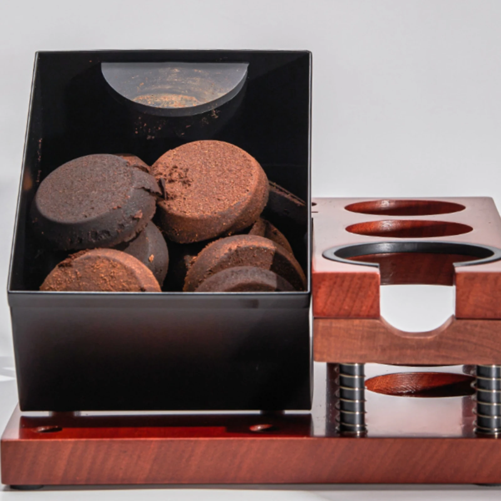 Coffee Tamper Holder Stand Multi Opening Portafilter Stand Espresso Tamper Station Adjustable for Baristas