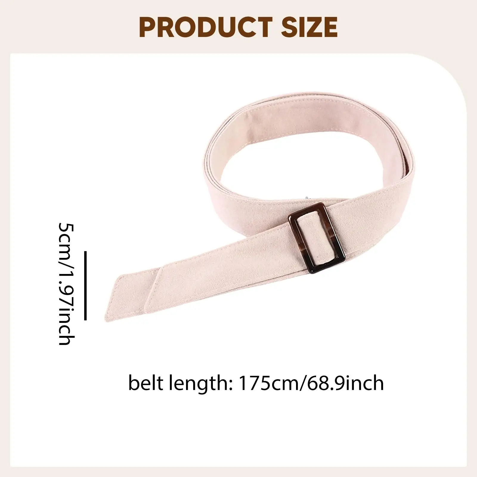 حزام خصر نسائي مزين بحزام خصر مريح وإكسسوارات ملابس أنيقة وحزام خصر لسترة سترة معطف القميص