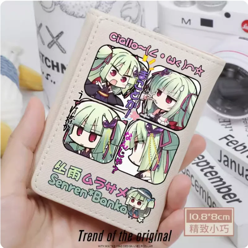 Anime Senren*Banka  Fashion Wallets PU Purse Card Holder Hasp Money Bag Cosplay Gift B020