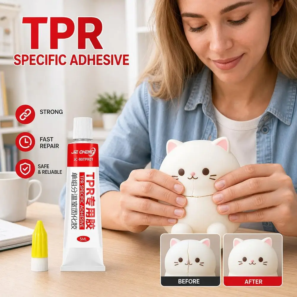 TPR Glue For Squeeze Toys Room Temperature Curing Adhesive Curing Non-Irritating Adhesive For Squeeze Toys Stress Ball