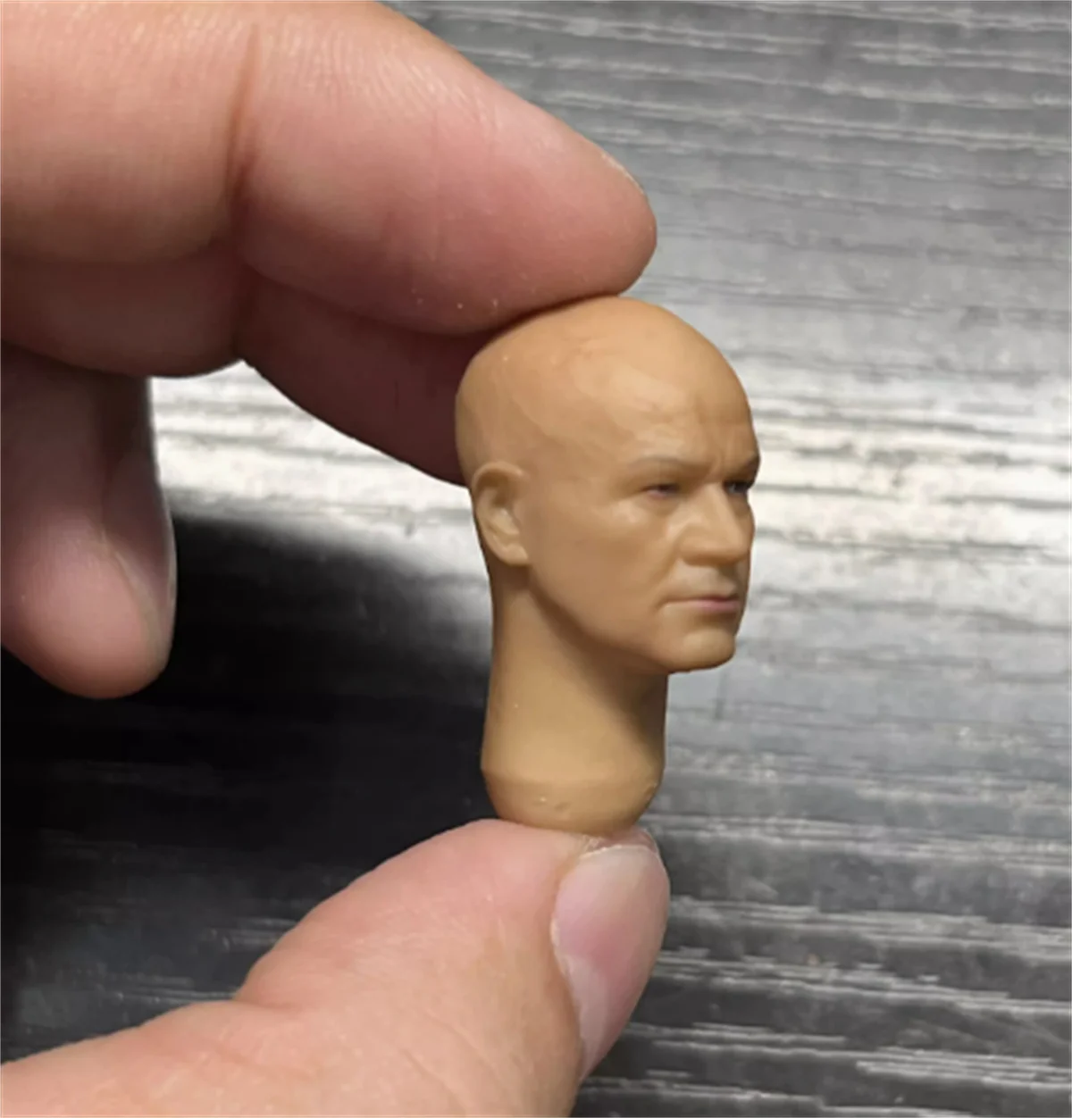 1/12 Temuera Morrison bald  Head Sculpt Carved Model Anime star Actor  Fit  6 inches Action Figure Body Dolls