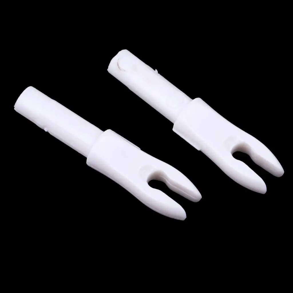 

Precision Plastic Arrow Nocks Tail End Insert for Archery Bow 4.2mm Shaft Hunting Archery Accessories for Target Training